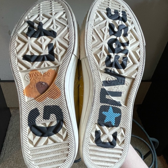 LIMITED EDITION GOLF WANG x Converse Yellow ONE STAR’s - Picture 4 of 7